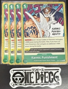 4x One Piece OP07-035 C Karmic Punishment - English - Regular - Play Set - NM/M - Bild 1 von 1