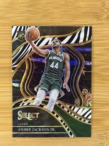 CASE HIT- 2023-24 Andre Jackson RC Panini Select Courtside Zebra Prizm Rookie SP - Picture 1 of 2