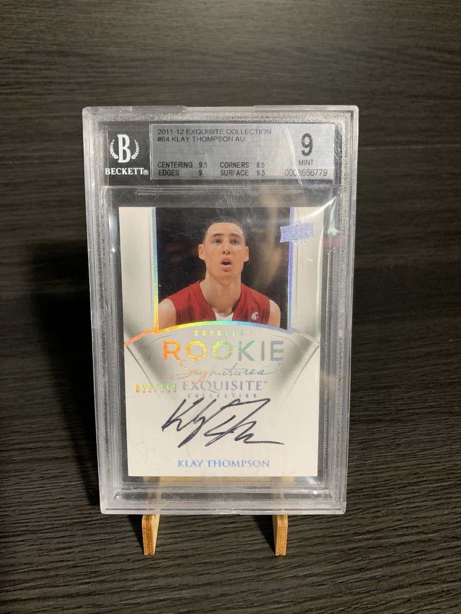Klay Thompson Basketball Autographed Sports Trading Cards