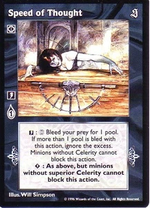 4 x Speed of Thought VTES CCG Mixed - Picture 1 of 1