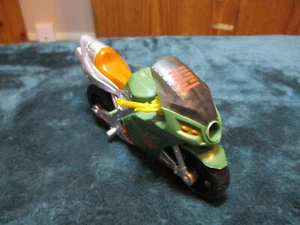 2011 Hasbro CCC Green Motorcycle with Pullback Action 5 Inches Long Works - Picture 1 of 6