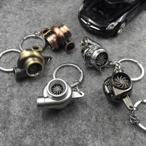 Turbo Keychain Spinning Turbine Key Chain Ring Keyring Keyfob /No Whistle Sound - Bild 1 von 14