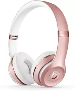 Beats Dr. Dre Beats Solo3 Wireless On-Ear Headphones Rose Gold Brand New - Picture 1 of 8