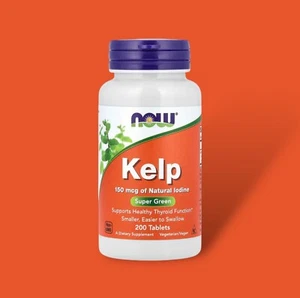 NOW Foods, algas marinas, 150 g, 200 comprimidos - Imagen 1 de 2