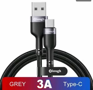 Heavy Duty Quick Fast Charge USB C Type C Data Phone Charger Cable Lead 3m - Picture 1 of 6