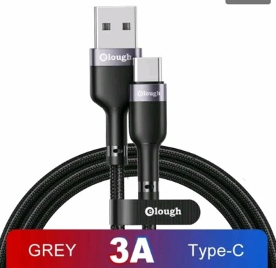 Heavy Duty Quick Fast Charge USB C Type C Data Phone Charger Cable Lead 1m - Image 1 of 4