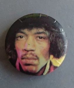  JIMI HENDRIX  25mm/1 inch button badge from 1970th - Picture 1 of 5