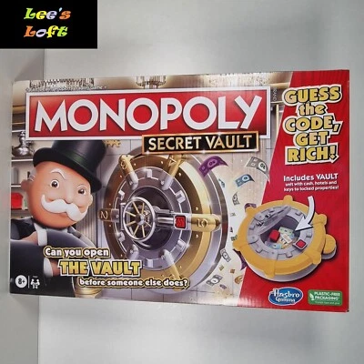 Monopoly Secret Vault Board Game By Hasbro- New And Sealed - Image 1 of 4