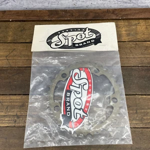 Vintage Spot Brand 34t Chainring 110 BCD 34 Tooth Single Speed SS 5 Arm Bronze - Picture 1 of 6