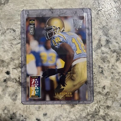 1995 Upper Deck Collector's Choice - Players Club #10 J.J. Stokes (RC) - Image 1 of 2