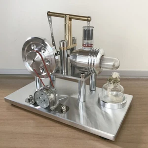 Hot Air Stirling Engine Model Toy DIY Electricity Generator Engine w/ Micro Moto - Picture 1 of 6