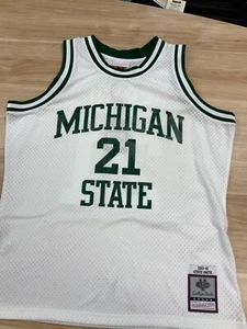 NEU MITCHELL AND NESS BASKETBALL TRIKOT MICHIGAN STATE STEVE SMITH #21 XL - Bild 1 von 2
