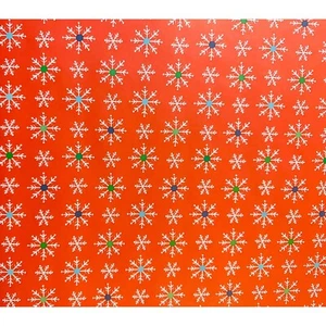 Hallmark Wrapping Paper Christmas Snowflakes Colorful Dot 40 sq ft Roll Holiday - Picture 1 of 2