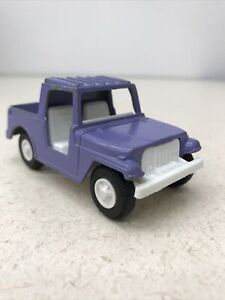 Vintage Jeep Tootsietoy 4" Lilac Purple Toy Diecast Car 1969 