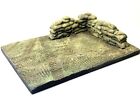 1/35 scale Sandbags Short L wall and Base 180mm x 130mm