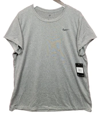 Nuevo Con Etiquetas Nike Mujer XXL Manga Corta Leyenda DRI-FIT T-Shirt CU7599-091 XXLarge Foto 1 de 4