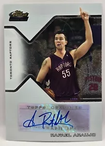 04-05 Topps Finest Rafael Araujo Auto Rookie Card (Toronto Raptors) #7/299 #189 - Picture 1 of 2