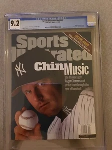 Sports illustrated newsstand 1999 Roger Clemens CGC 9.2 highest graded 1 of 1 - Picture 1 of 1