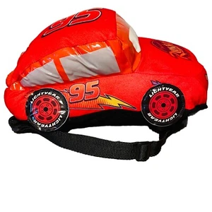 Disney Pixar Cars Lightning McQueen Plush  Rust-eze Backpack Kids Bag - Picture 1 of 8