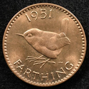 Great Britain 1 Farthing 1951, Coin, Inv#F387 - Picture 1 of 2