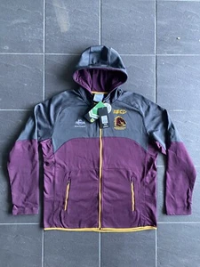 NRL Brisbane Broncos Workout Hoody Size 3XL Rugby League Top BNWT - Picture 1 of 12