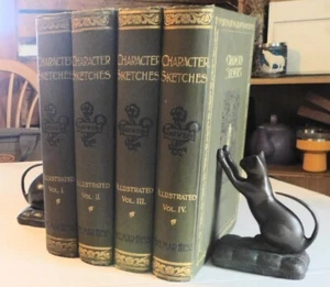 CHARACTER SKETCHES of ROMANCE, FICTION...DRAMA - Illustrated DORE, LANDSEER, &c - Picture 1 of 8