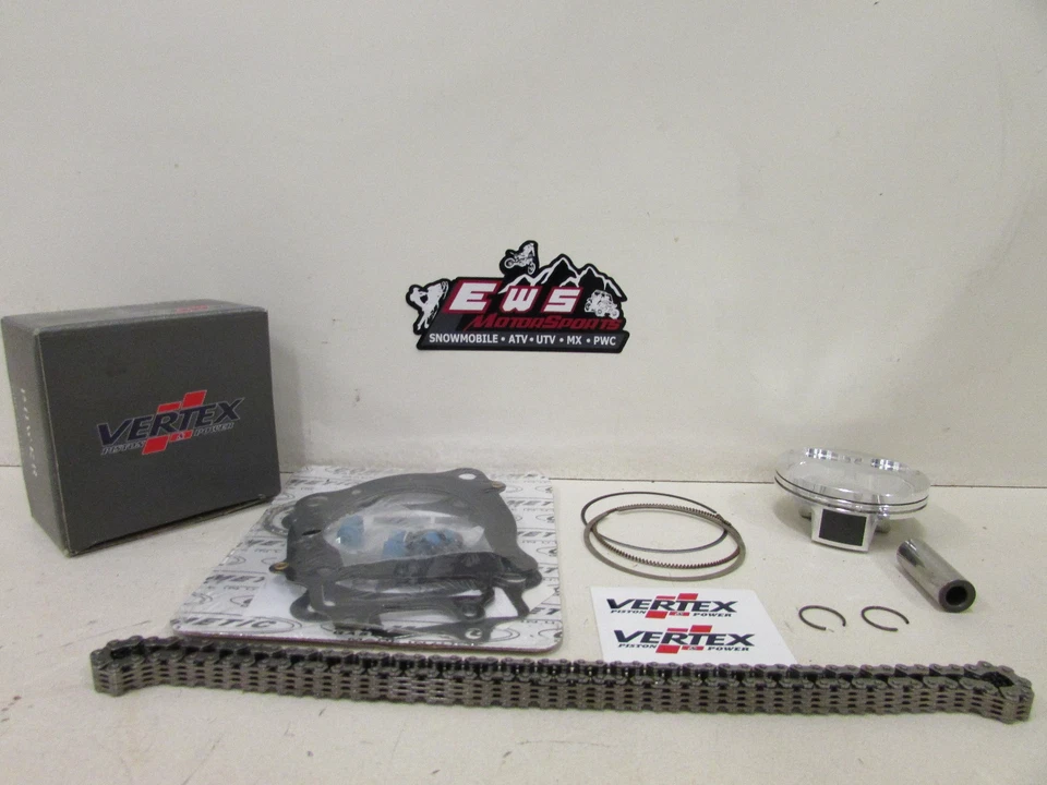 KIT PISTÓN EXTREMO SUPERIOR HONDA CRF 250R VERTEX (ALTA COMP) CADENA LEVA 78MM 2004-2007 Foto 1 de 1