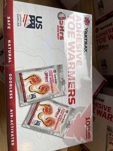 Yaktrax selbstklebende luftaktivierte natürliche Zehenwärmer Hand - 10er Pack Mengenrabatt - Bild 1 von 2