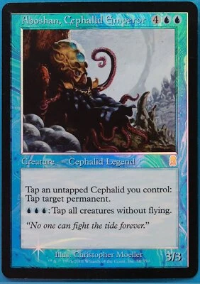 Aboshan, Cephalid Emperor FOIL Odyssey PLD Blue Rare CARD (460362) ABUGames - Image 1 of 2