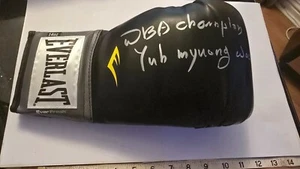 IBHOF 2013 SIGNED GLOVE BY YUH MYUONG WOO & COA - Picture 1 of 1