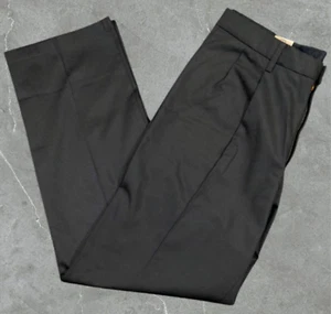 Levi Dockers Signature Khaki Pants Gray Stretch Flex Pleated Fit Men's 36x34 NWT - Picture 1 of 4