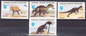 W EASDALE ISLAND ST 29-32 DINOSAURS (2) PERFORATED SET - Picture 1 of 1
