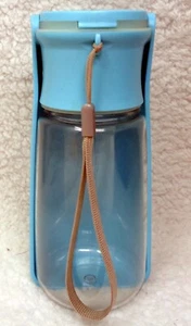 Biberón de agua de viaje azul bebé para perro - Imagen 1 de 4