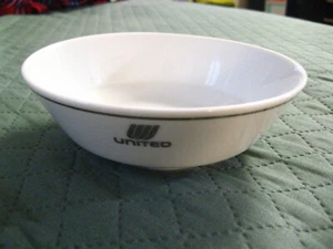 United Airlines UAL Vintage 1990's Tulip Logo Bowl - 5 1/4" Wessco Salad Fruit - Picture 1 of 6