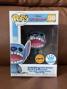 Funko Pop! Stitch con giradischi Chase Exclusive 1048 Disney’s Lilo & Stitch - Foto 1 di 8