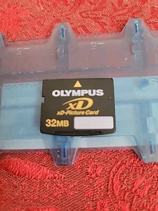 Olympus Brand XD Picture Card 32MB Camera Memory Card Toshiba. With Holder - Picture 1 of 5