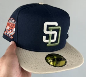 Baseballmütze San Diego Padres New Era 59Fifty A Frame Fitted Cap MLB Side Patch - Bild 1 von 6