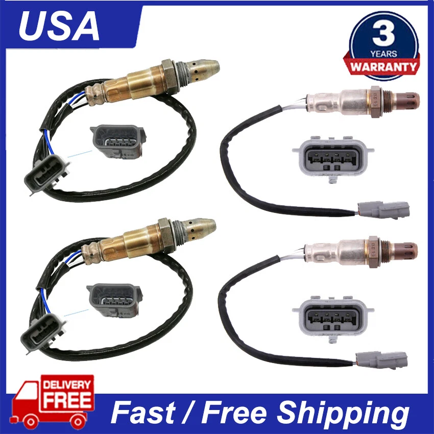 Juego de 4 sensores de oxígeno superior+inferior para Infiniti Qx80 Nissan Armada Nv2500 3500 Foto 1 de 4