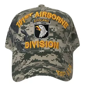 CAPPELLO PARACADUTE CAMO US ARMY SCREAMING EAGLE 101ST AIRBORNE ABN DIV DIVISION - Foto 1 di 4