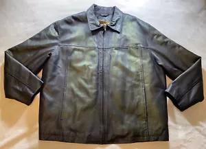 Vintage Mens LA Leather Iridescent Jacket Size 2XL - Picture 1 of 10