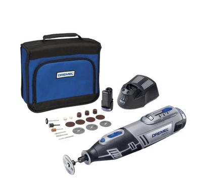 Dremel F0138200JK 8200-20 Cordless Multi Tool 35 Accessory Kit Set - NEW - Image 1 of 3