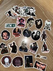 STICKERS Horror Story Characters~50 Pieces~ Decorate Laptop, Water Bottle, Etc. - Picture 1 of 3
