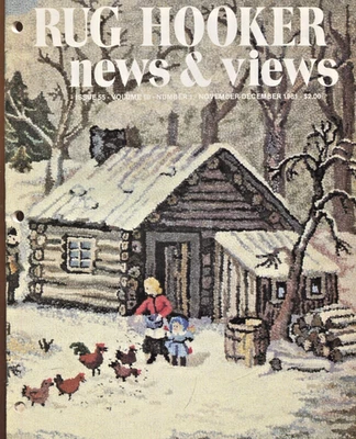 #55 Tapete Gancho Notícias e Visualizações Novembro 1981 Revista Gancho Instruções Padrões - Imagem 1 de 3