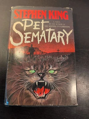 Pet Sematary Stephen King 1983 Book Club Edition HC/DJ Doubleday - Image 1 of 4