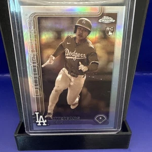 2025 Topps Chrome Hyesong Kim Sepia Refractor RC - Picture 1 of 10