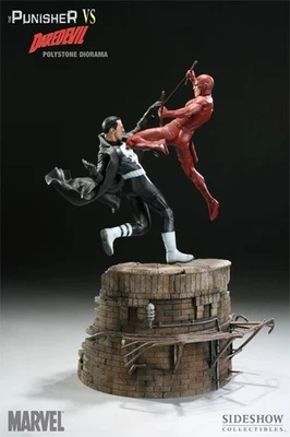 Marvel Daredevil vs. Punisher Diorama Statue Limited Ed. #104/1000 Sideshow Coll - Image 1 of 4