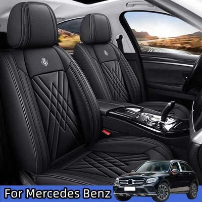 Capa de carro 5 lugares couro Nappa conjunto completo para Mercedes Benz GLC300 200 260 C254 - Imagem 1 de 4