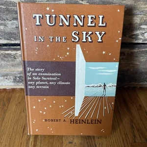 Tunnel in the Sky Robert Heinlein 1955 First 1st Edition Library Binding NICE! - Imagen 1 de 19