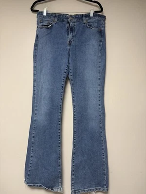 Pantalones de mezclilla Levi 510 bajos acampanados boho azules para mujer talla 13L Y2K retro Foto 1 de 4