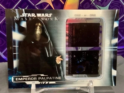 2019 Topps Star Wars Masterwork- Emperor Palpatine Film Cel #FC-EP6 - Imagem 1 de 3